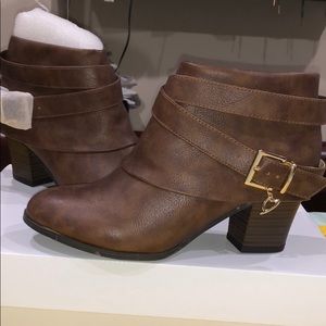 Brown booties